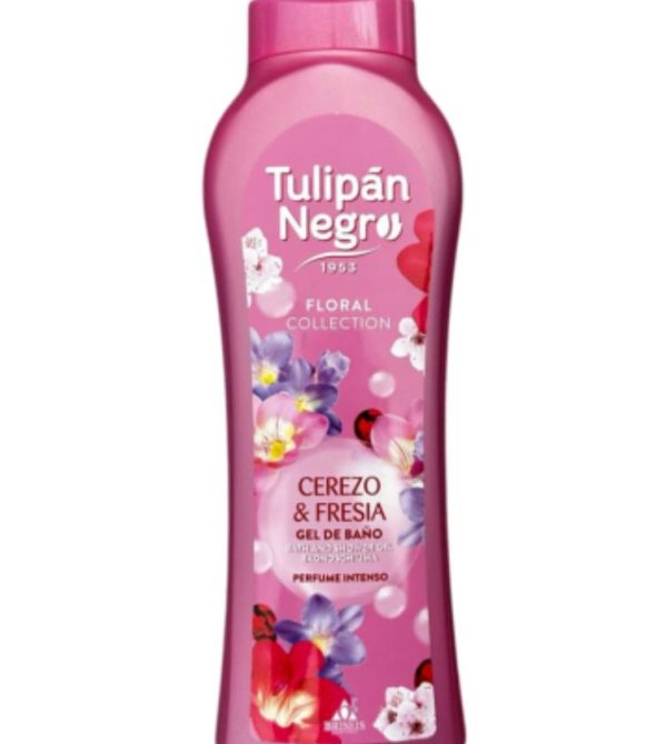 Tulipán negro fresa y nata