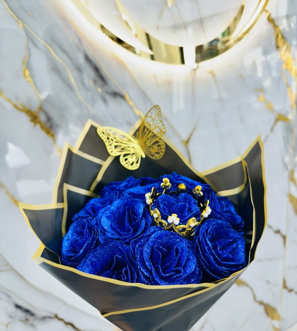 Ramo de rosas (Azul)