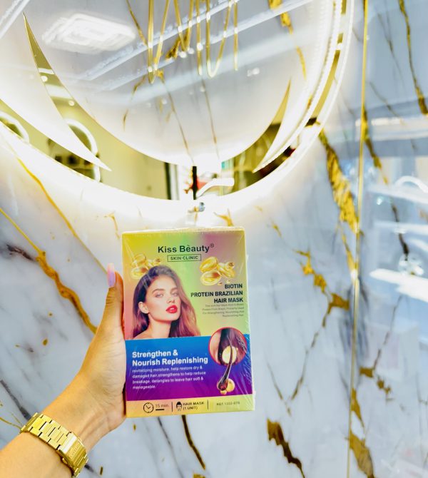 Mascarilla capilar brasileña con biotina y proteína