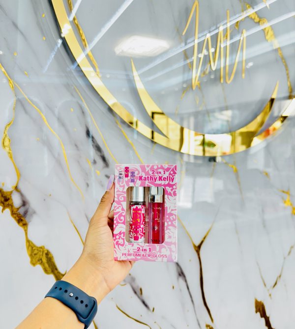Pack perfume y Gloss yara rosa