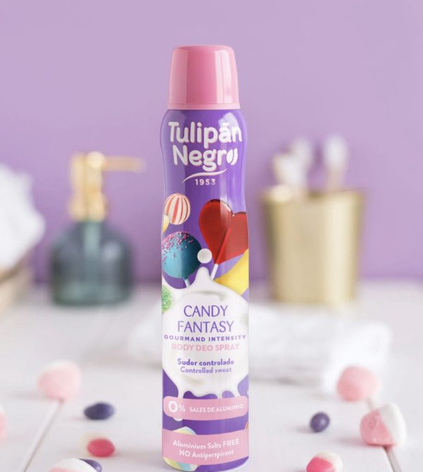 Desodorante spray Candy Fantasy tulipán negro